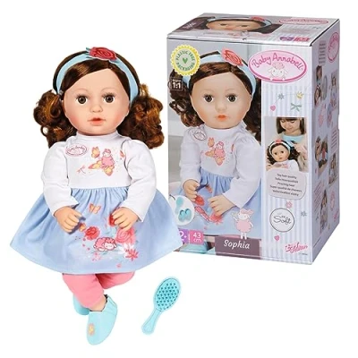 Afbeelding van Zapf Creation Baby Annabell Sophia, brunette 43cm