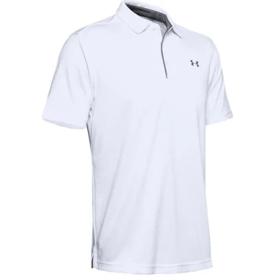 Afbeelding van Under Armour TECH Poloshirt, Heren, Maat: Large, White/graphite