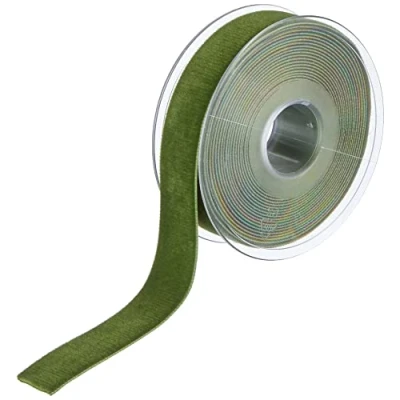 Afbeelding van Berisfords Fluwelen lint, mos, 5 m, breedte 22 mm