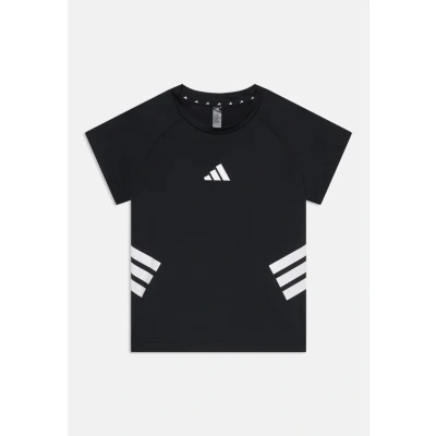 Afbeelding van adidas Performance TEE Junior Unisex Tshirt print voor kinderen, Maat: 128, Black/white