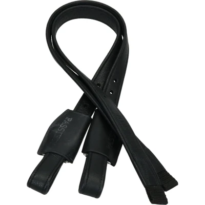 Afbeelding van Passier Stijgbeugelriemen Velvet Touch Mono Zwart 75cm