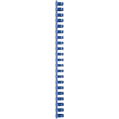 Afbeelding van Bindrug GBC 19mm 21rings A4 blauw 100stuks