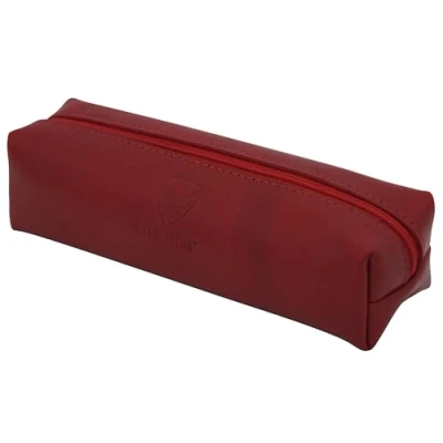 Afbeelding van GERMANUS Pennenetui, leer, made in EU, rood, Schooltassenset