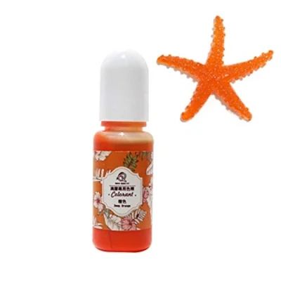 Afbeelding van Livecitys 10 g/fles hars pigment UV vloeibare doe het zelf handgemaakte kunst ambachten kleurkleurstof voor verf oranje