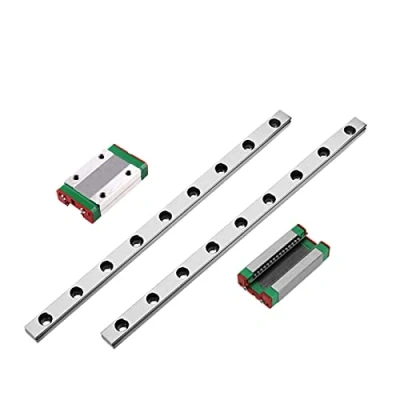 Afbeelding van ONLISUM MGN9H 400 mm 2 stuks mini lineaire geleiding met lagerkussenblokken voor doe het zelf 3D printer en CNC machine freesmachines
