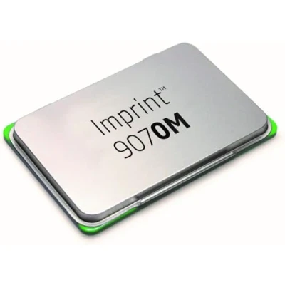 Afbeelding van Trodat 9070M Imprint stempelkussen met groene inkt op waterbasis, voor handstempels, kleine formaten, afmetingen 69 x 47 mm, frame van metaal en kunststof