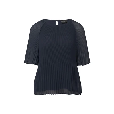 Afbeelding van s.Oliver Black Label MIT Kurzen RAGALANÄRMELN Blouse, Dames, Maat: 34, Navy