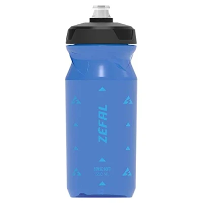 Afbeelding van ZEFAL Unisex Sense Soft 65 waterfles, doorschijnend blauw, 650ml UK