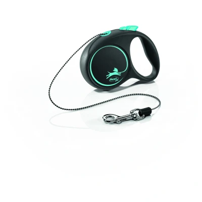 Afbeelding van Flexi Black Design Koord Xs 3 m Hondenriem Blauw&amp;Zwart