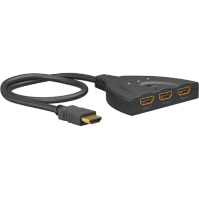 Afbeelding van HDMI switch Goobay 3 poorts (4K@30Hz, HDCP)
