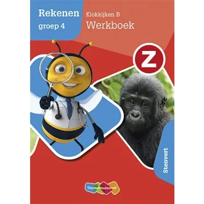Afbeelding van Z Rekenen groep 4 Klokkijken B Stenvert Werkboek (Paperback)