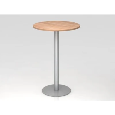 Afbeelding van hjh OFFICE PRO Bistro H80R S Systeem conferentietafel Walnoot / Zilver
