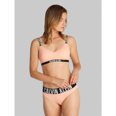 Afbeelding van Calvin Klein Underwear Lghtly Lined Bralette Tshirt BH, Dames, Maat: Large, Papaya punch