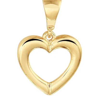 Afbeelding van Schitterende 14 Karaat Gouden Halsketting met Hanger Hart 1.7 mm. x 10.5