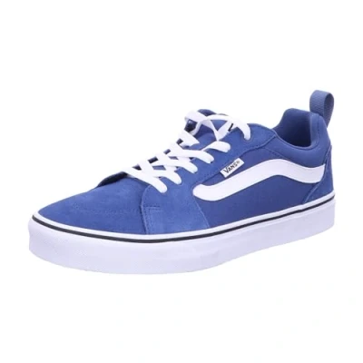 Afbeelding van Vans Heren Filmore Sneaker, Suede/Canvas Blauw/Wit, 5.5 UK, Suede Canvas Blauw Wit, 38.5 EU