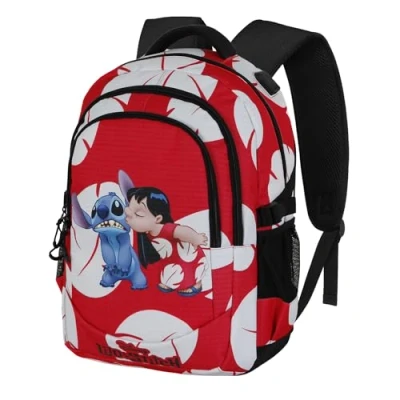Afbeelding van Karactermania Lilo en Stitch hardlooprugzak PLUS Kiss Rood Disney