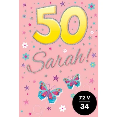 Afbeelding van Kaart That funny age 50 jaar, Sarah TFA060