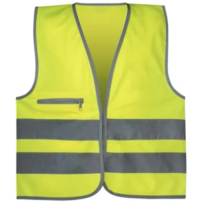 Afbeelding van Safety Maker 44570 Veiligheidsvest voor kinderen, hoge zichtbaarheidsvest, reflecterend vest, 3 6 jaar, geel