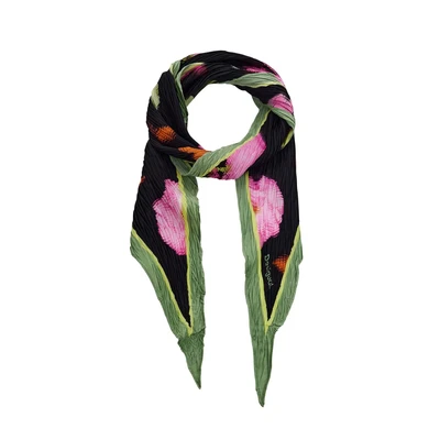 Afbeelding van Desigual Halsdoek, Dames, Maat: One Size, Black
