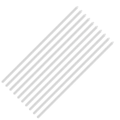 Afbeelding van LAVMHAB 6063 aluminium ronde staaf 2 mm x 100 mm, solide schachten staven, voor doe het zelf knutselmodellen (10 stuks)