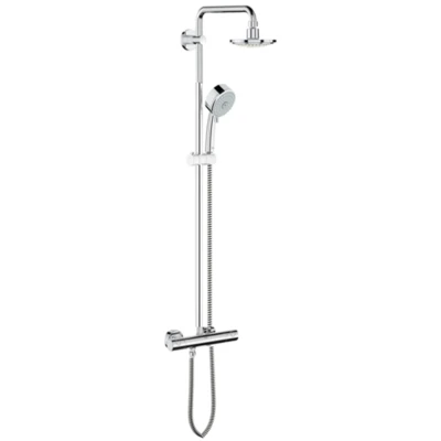 Afbeelding van Grohe New Tempesta Systeem thermostatisch (douche) opbouw douchecombinatie set chroom 27922000
