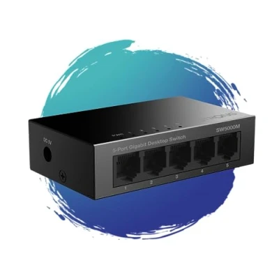 Afbeelding van Strong SW5000M netwerk switch Gigabit Ethernet (10/100/1000) Zwart