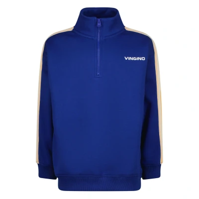 Afbeelding van Vingino sweater Naino hardblauw/oranje/ecru