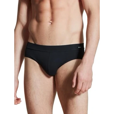 Afbeelding van Calida Herenslips Cotton Code Slip Zwart katoen Small Heren