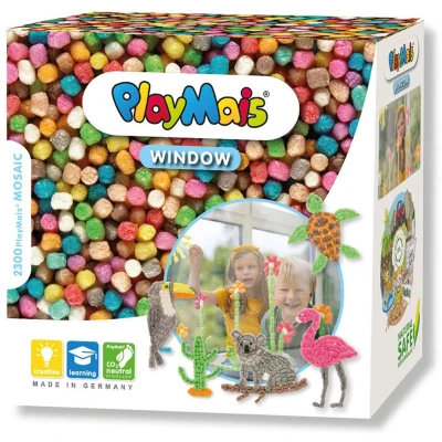 Afbeelding van PlayMais Window Mosaic Dieren, 2300dlg.