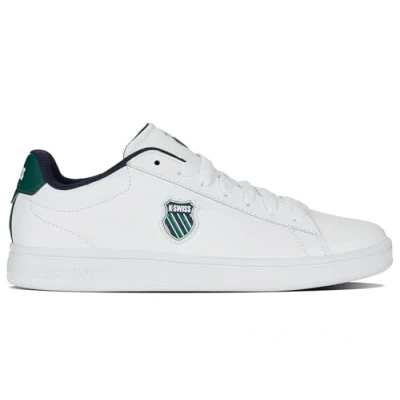 Afbeelding van K Swiss Court Shield II sneakers voor heren, wit/regenboog/peacot, 40 EU, Wht Rainfrst Peacot, EU