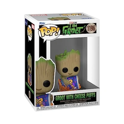 Afbeelding van Funko Pop! I Am Groot (2022) with Cheese Puffs #1196