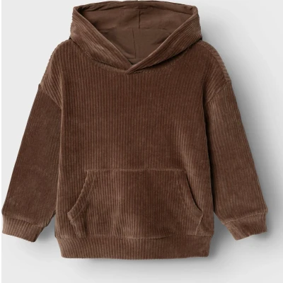 Afbeelding van Name it sweater jongens bruin NMMnelur maat 110