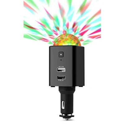 Afbeelding van Technaxx TX 159 Disco Mobile auto Charger Stroombelasting (max.): 2.1 A 12/24 V, 5 V= via USB