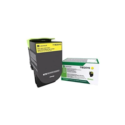 Afbeelding van Lexmark 71B20Y0 Toner Geel