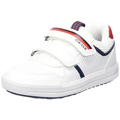 Afbeelding van Geox J Arzach Boy Sneakers voor jongens, Wit Navy, 24 EU