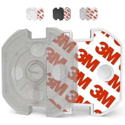 Afbeelding van VegMai® Beschermstekkers voor kinderveiligheid, met draaimechanisme en 3M lijm, ideaal baby&#039;s peuters in huis, [transparante doppen] Schuko