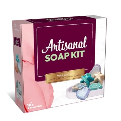 Afbeelding van Science4you Artisanale zeep Maken Kit voor Volwassenen Maak je eigen met deze Craft Kit, 3 verschillende geurende Zeepjes, Kits, Een Gifts Vrouwen &amp; Mannen