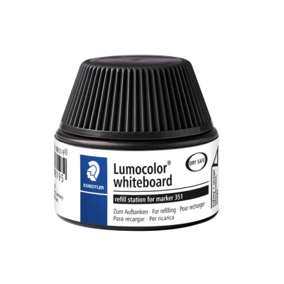 Afbeelding van Viltstiftvulling Staedtler Lumocolor whiteboard 30ml zwart