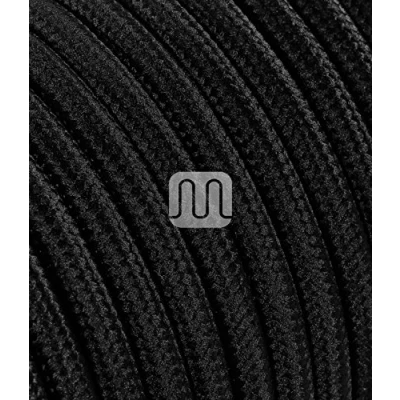 Afbeelding van Merlotti 20310 elektrische kabel rond H03VV F 2x0.75, zwart, 3 m