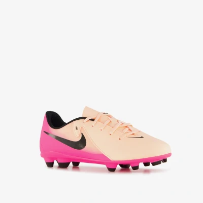 Afbeelding van Nike Performance JR Phantom GX II CLUB Unisex Voetbalschoenen met kunststof noppen, Maat: 34, Crimson tint/black/pink blast Schoenen