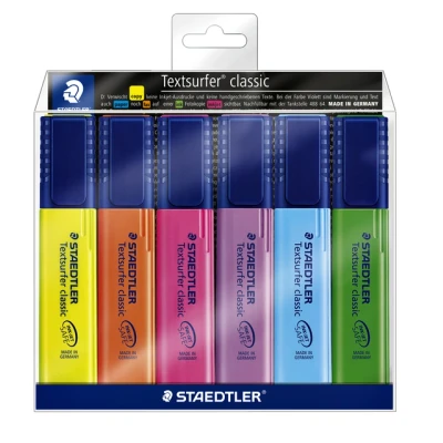 Afbeelding van Markeerstift Staedtler 364 Textsurfer assorti 6stuks