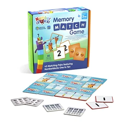 Afbeelding van MathLink® Cubes Number Blocks Rekenspel memory