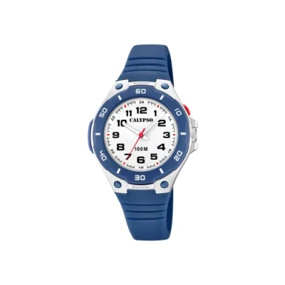Afbeelding van Calypso K5758/2 Kinderhorloge Polshorloge Kunststof Zilverkleurig Ø 38,7mm