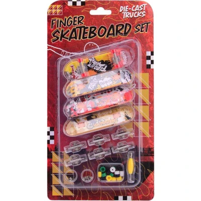 Afbeelding van Johntoy Vingerskateboard Set, 4dlg.