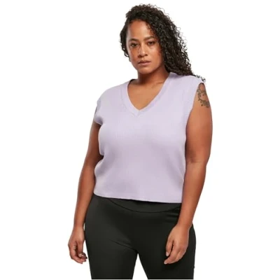 Afbeelding van Urban Classics SLIP ON Top, Dames, Maat: Small, Lilac