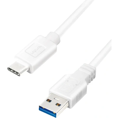 Afbeelding van LogiLink CU0174 USB kabel 1 m 3.2 Gen (3.1 1) A C Wit