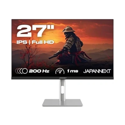 Afbeelding van JAPANNEXT Gaming Monitor 27&quot; IPS Full HD (1920x1080) 200Hz 0.5ms Hoogte en kantelverstelling (HSP) Ingebouwde luidsprekers G Sync/FreeSync 2 jaar garantie JN I270FHD200F HSP