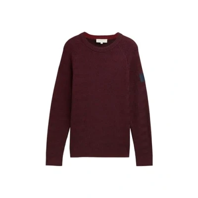 Afbeelding van TOM TAILOR heren trui, 36165 Bourgondië Rood Navy Multicolor, S