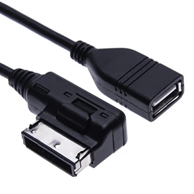 Afbeelding van AMI MDI USB Music Interface MP3 Adapter Audio Connector Kabel Compatibel met Audi A3, A4, S4, S5, A6, S6, A8, S8, Q3, All Road, TT, R8, VW Jetta, Golf, Passat, Touareg, Skoda