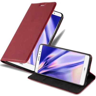 Afbeelding van Cadorabo Hoesje geschikt voor Huawei MATE S in APPEL ROOD Beschermhoes Case magnetische sluiting Cover